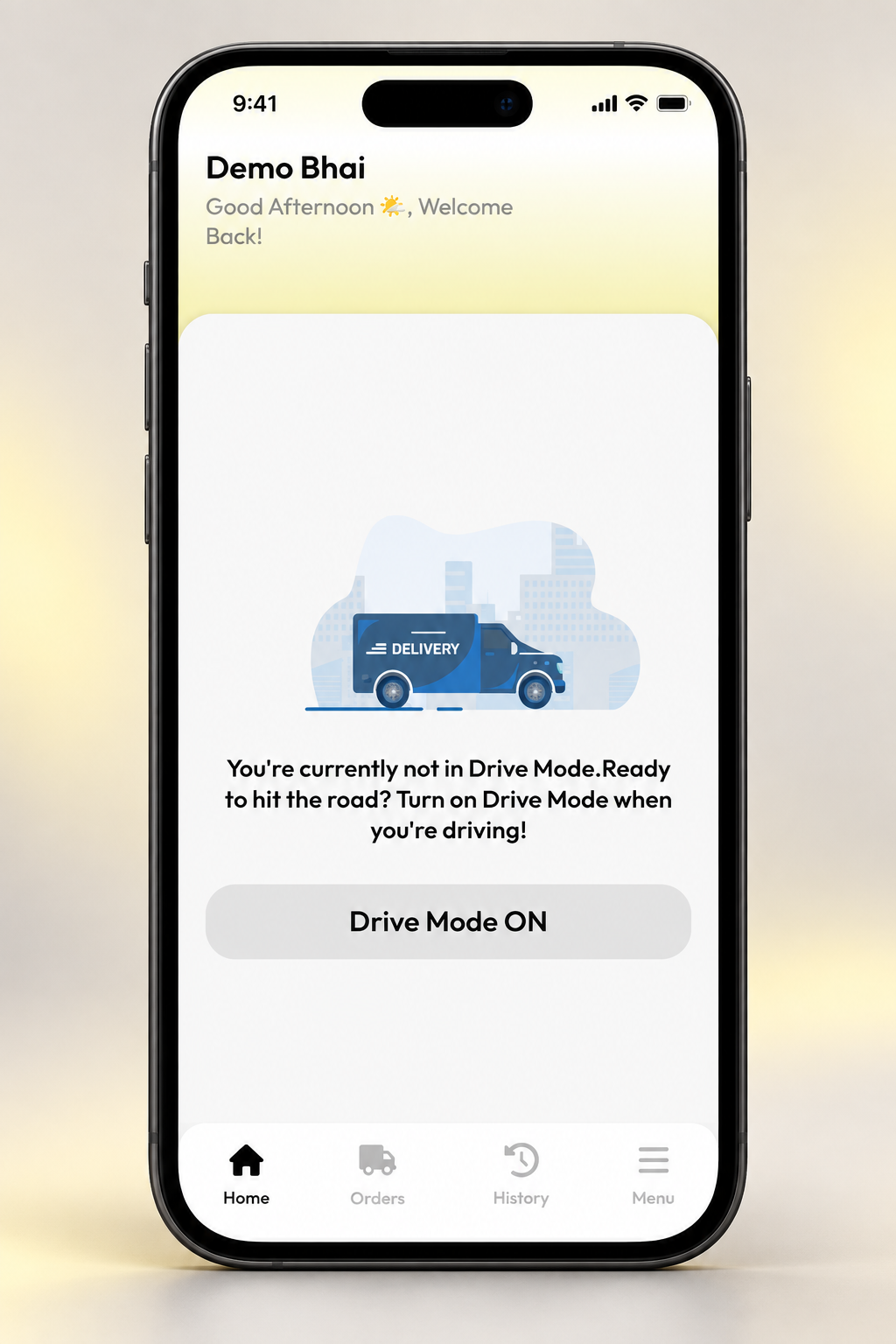 VLOCUS Driver GPS Navigation App Interface